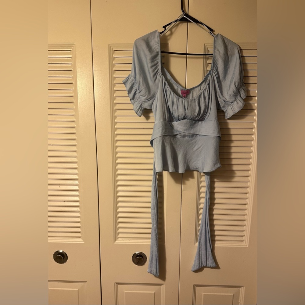 The weekend top. Blue, size Large